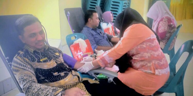 Cabdin Gelar Roadshow Donor Darah di SMAN 1 Langsa