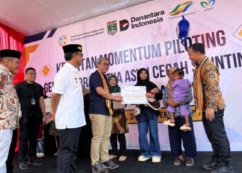 Holding Perkebunan Nusantara Melalui PTPN I Regional 7 Salurkan Bantuan untuk 200 Keluarga Risiko Stunting di Lampung