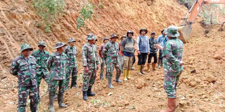 Sebelum Melaksanakan Kegiatan, Satgas TMMD Ke-126 Kodim 0106/Aceh Tengah Gelar Apel Pagi Dititik Awal