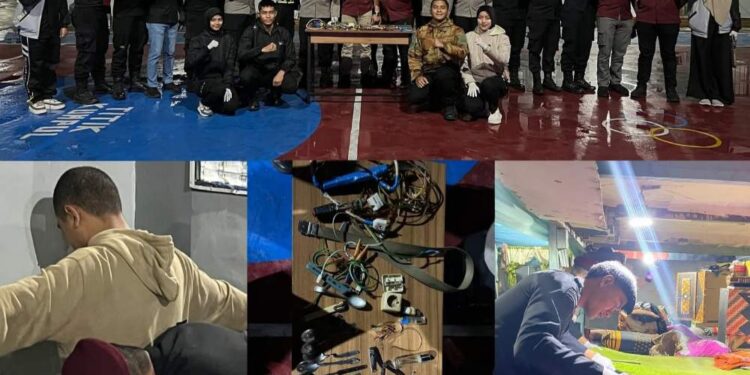 Pelaksanaan Razia Rutin Kamar Hunian WBP Rutan Takengon Bersama Polisi