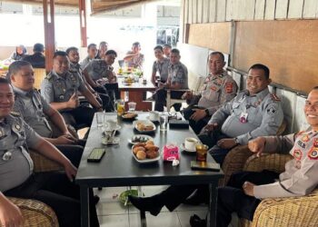 Perkuat Sinergi, Karutan Takengon Rusli Dan Kapolsek Bebesen Coffee Morning Bersama
