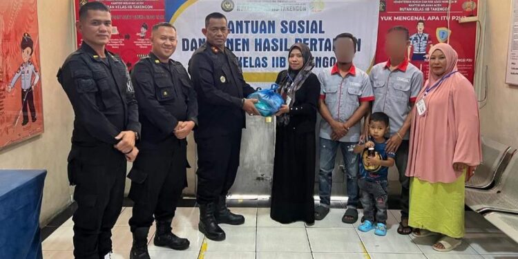 Rutan Takengon Kembali Bantu Keluarga Warga Binaan Lewat Bakti Sosial