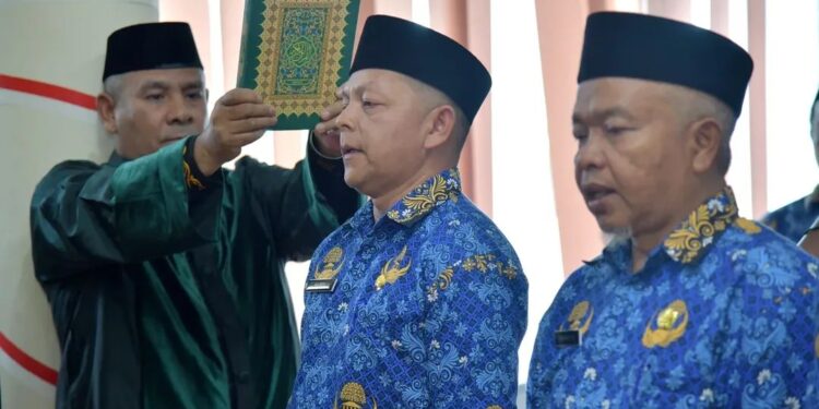 Lantik Eselon III Dan IV, Bupati Tagore Abubakar : Jabatan Adalah Amanah Dan Penuh Tanggungjawab