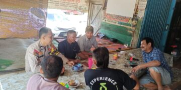 Bhabinkamtibmas Langgam Ajak Warga Desa Penarikan Jaga Kamtibmas dan Bijak Bermedsos