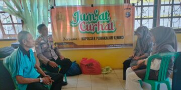 Polsek Pangkalan Kerinci Gelar Jumat Curhat di Desa Mekarjaya, Warga Apresiasi Program Kamtibmas