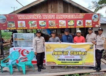 Polsek Teluk Meranti Gelar Jumat Curhat, Warga Keluhkan Aksi Ugal-ugalan Remaja