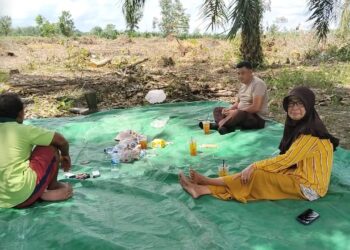 Dukung Program Ketahanan Pangan Kapolda Riau, Polsek Pangkalan Kuras Bersihkan Lahan 1 Hektare untuk Tanam Jagung