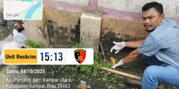 Polsek Kampar Buru Bukti Tambahan di TKP Pembunuhan  Kampar Utara Ungkap Fakta Baru Parang Patah Jadi Petunjuk