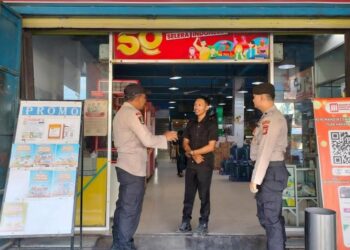 Polsek Pangkalan Kerinci Lakukan Patroli Cegah C3, Ciptakan Kamtibmas Kondusif
