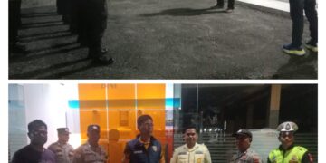 Kapolsek Pangkalan Kuras Pimpin Patroli Blue Light Antisipasi Premanisme dan Tindak Pidana di Pelalawan