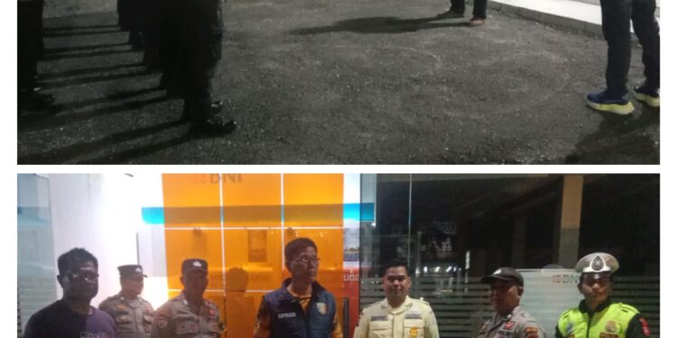 Kapolsek Pangkalan Kuras Pimpin Patroli Blue Light Antisipasi Premanisme dan Tindak Pidana di Pelalawan