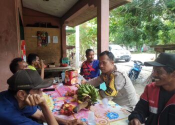 Sambang Warga di Langgam, Polisi Ingatkan Pentingnya Stabilitas Keamanan