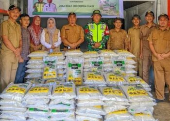 BUMDes Teluk Nibung Salurkan 1,5 ton Beras Kepada Masyarakat