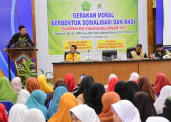 Bupati Haili Yoga Hadiri Gerakan Moral Berbentuk Sosialisasi Dan Aksi “Sampah Ku Tanggungjawab Ku”