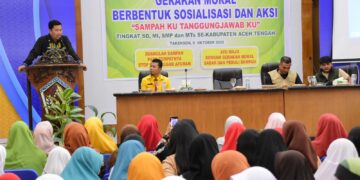 Bupati Haili Yoga Hadiri Gerakan Moral Berbentuk Sosialisasi Dan Aksi “Sampah Ku Tanggungjawab Ku”