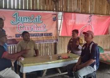 Polisi Gelar Jum’at Curhat, Warga Dukung Upaya Jaga Kamtibmas