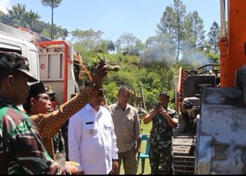 Dimulainya TMMD Ke 126, Alat Berat Dan Dumptruk Di Peusijuk