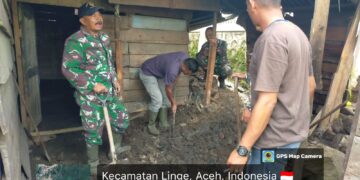 Program Unggulan, Kodim 0106/Ateng Bangun MCK Warga Kute Keramil Di TMMD Ke 126