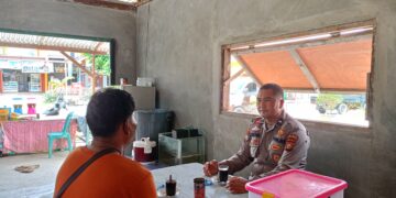 Polsek Pangkalan Lesung Gandeng Tokoh Pemuda Jaga Kamtibmas Lewat Giat Sambang