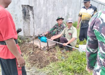 Program TMMD ke-126, Kodim 0106/Aceh Tengah Bersama Warga Rampungkan Pipa Air Bersih Ke Masjid Baitussalam