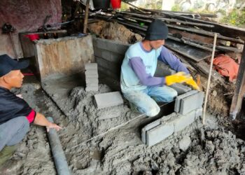 TMMD Ke-126, Kodim 0106/Aceh Tengah Bersama Dinkes Terus Percepat Pembangunan MCK Warga Kute Keramil