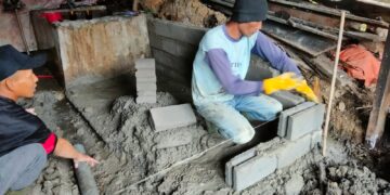 TMMD Ke-126, Kodim 0106/Aceh Tengah Bersama Dinkes Terus Percepat Pembangunan MCK Warga Kute Keramil