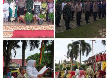 Upacara HUT Pelalawan ke-26 di Kecamatan Pangkalan Kuras