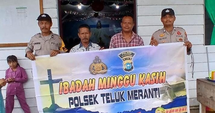Polsek Teluk Meranti Gelar Minggu Kasih, Tindaklanjuti Aduan Remaja Nongkrong Larut Malam