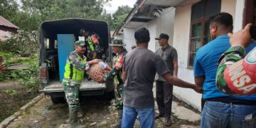 Perpindahan Pemilik Rumah Yang Terkena Program RTLH TMMD Ke 126