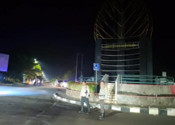 Sat Samapta Polres Banyuasin Gelar Patroli Terpadu, Jaga Kondusivitas Malam Warga