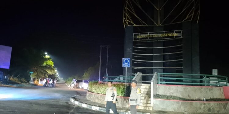 Sat Samapta Polres Banyuasin Gelar Patroli Terpadu, Jaga Kondusivitas Malam Warga