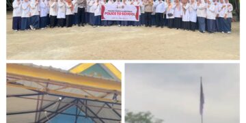 Polisi Gelar “Police Go to School” di MTS Al-Qasimiyah Pelalawan, Tekankan Etika dan Anti Kenakalan Remaja