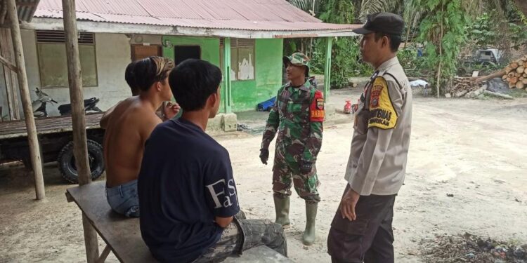 TNI-Polri di Langgam Gelar Silaturahmi, Perkuat Sinergi Jaga Kamtibmas