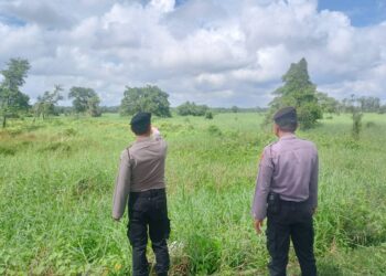 Cegah Karhutla, Polsek Pangkalan Kerinci Gelar Patroli dan Sosialisasi Maklumat Kapolda Riau