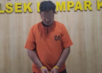 Polsek Kampar Kiri Tangkap Pelaku Penggelapan Uang Perusahaan 1,1 Milyar 