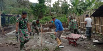 TMMD Ke-126, Satgas Kodim 0106/Aceh Tengah Mulai Membangun Pondasi RTLH