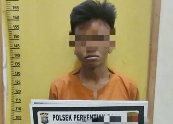 Tertangkap Tangan Pelaku Curanmor di Hajar Massa di Desa Lubuk Sakat