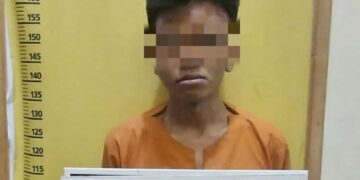 Tertangkap Tangan Pelaku Curanmor di Hajar Massa di Desa Lubuk Sakat