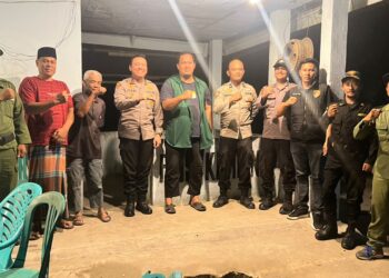 Polsek Langgam Cek Pos Kamling, Dorong Peran Aktif Warga Jaga Kamtibmas