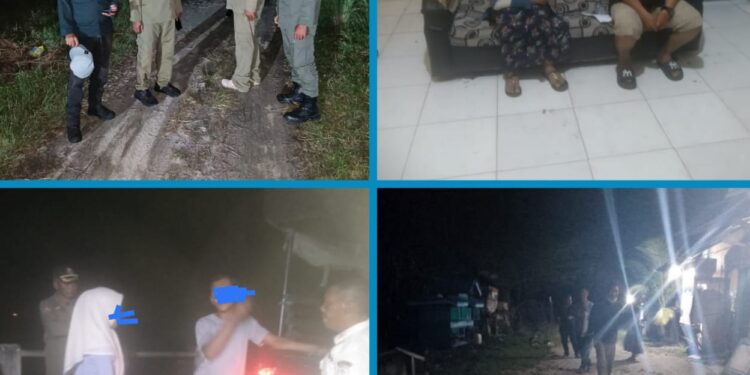 Satpol PP-WH Aceh Singkil Gelar Razia, Dua Pasangan Non Mahram Terjaring 