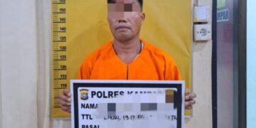 Cabuli Anak Tiri Hingga Hamil 5 Bulan Pelaku Diamankan Polres Kampar
