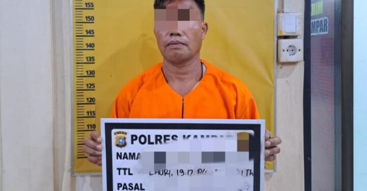 Cabuli Anak Tiri Hingga Hamil 5 Bulan Pelaku Diamankan Polres Kampar