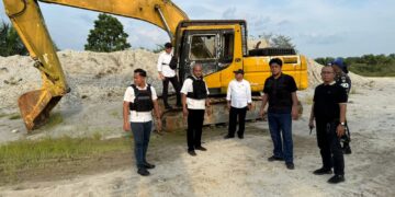 TNI-Polri Beraksi, Satreskrim Dan Intel Kodim 0313/Kampar Sikat Galian C Ilegal di Pasir Sialang