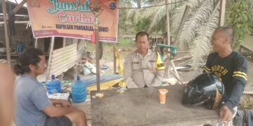 Jumat Curhat, Warga Rantau Baru Pelalawan Keluhkan Debu Jalan