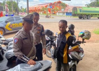 Polres Banyuasin Gelar Patroli Bersama, Perkuat Rasa Aman Dan Dialog Dengan Masyarakat