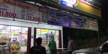 Polsek Kerumutan Gelar Patroli Blue Light dan Antisipasi Kejahatan C3 di Objek Vital dan Pusat Keramaian