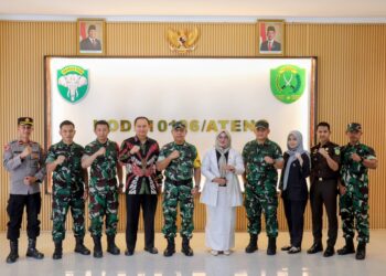 Dandim 0106/Aceh Tengah Sambut Tim Wasev Mabes TNI