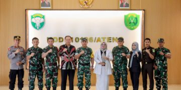 Dandim 0106/Aceh Tengah Sambut Tim Wasev Mabes TNI