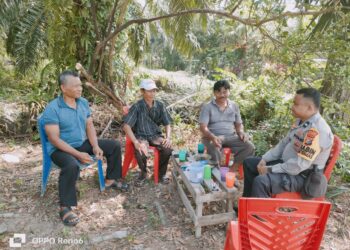 Bhabinkamtibmas Polsek Bunut Ajak Warga Jaga Keamanan dan Waspada Hoaks