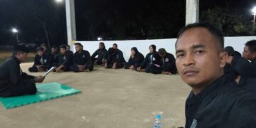 Polsek Kerumutan Gelar Latihan Pencak Silat Bersama PSHT untuk Tingkatkan Soliditas dan Jaga Kamtibmas